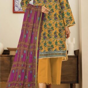 3pcs unstiched printed suit