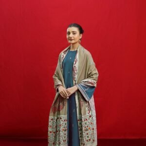 3pcs unstiched embroidered suit