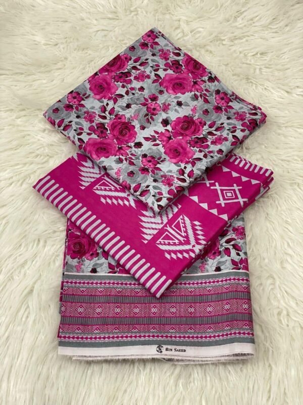 Stunning digital print unstiched suit - Image 2