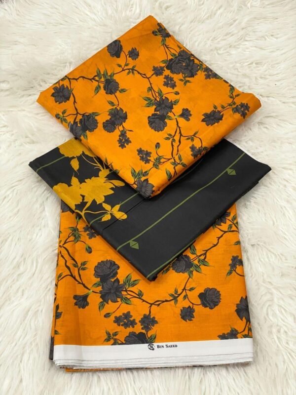 3pcs digital print unstiched suit - Image 2