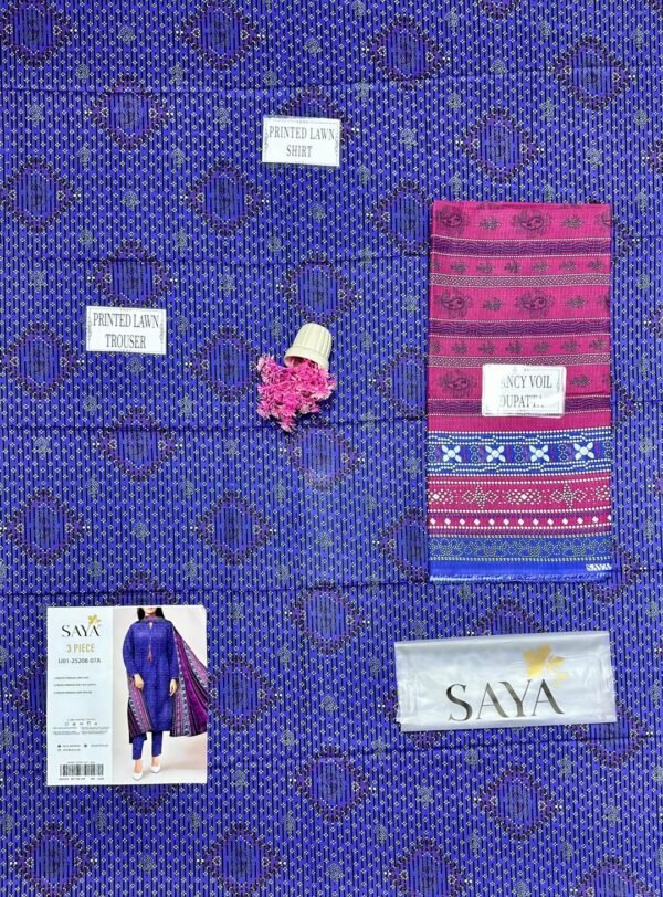 Unstiched print 3pcs suit - Image 3