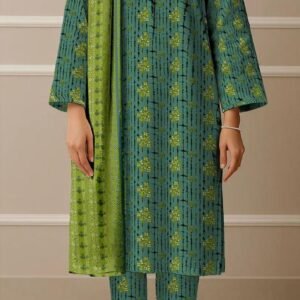 Women's unstiched 3 pcs printed suit