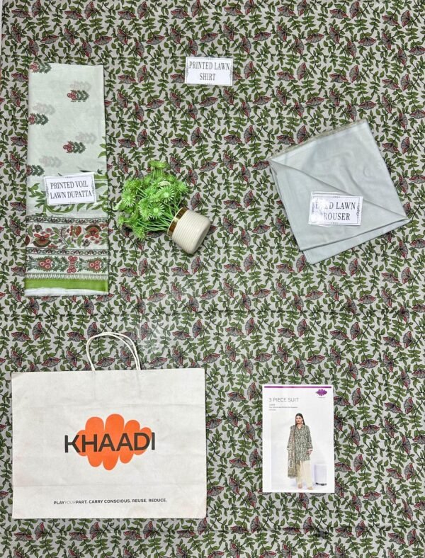 3 piece unstiched printed suit - Image 4