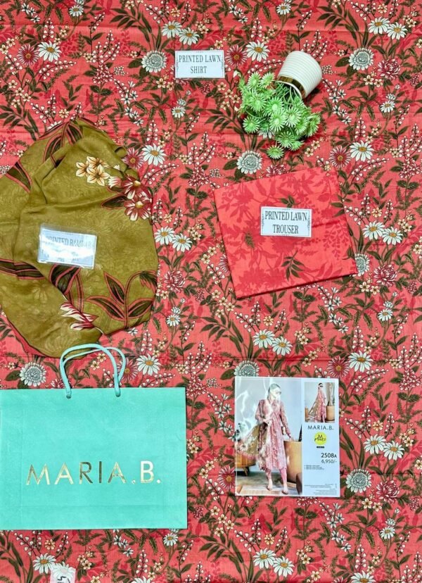 3 pcs unstiched digital printed suit - Image 3