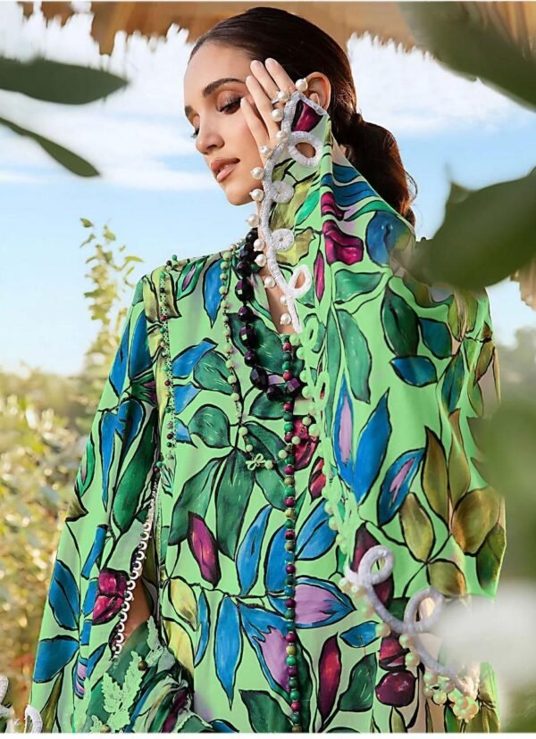 3 pcs unstiched digital printed suit - Image 2