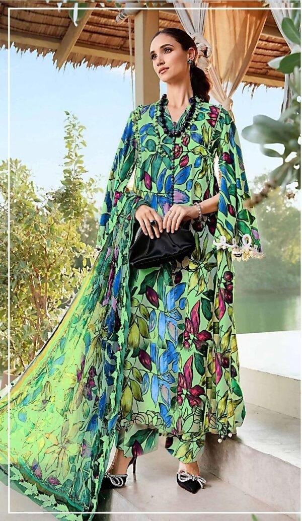 3 pcs unstiched digital printed suit - Image 3