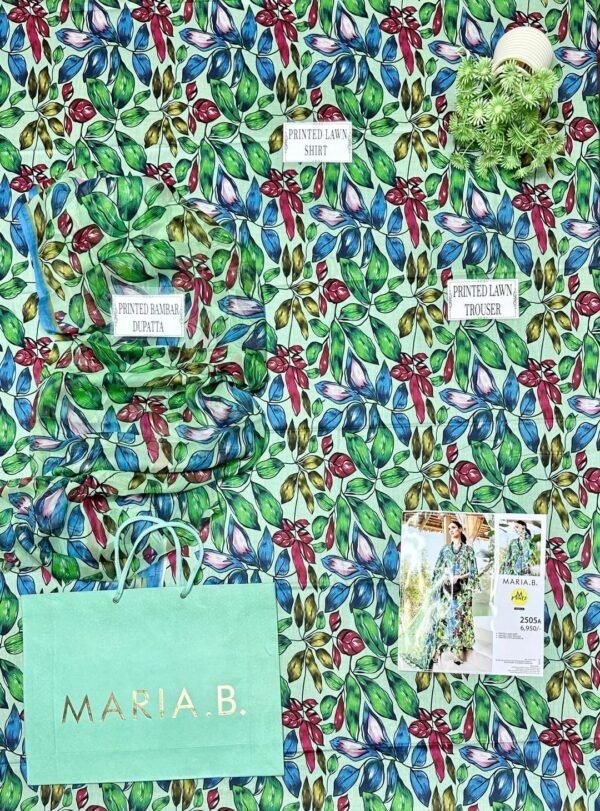 3 pcs unstiched digital printed suit - Image 4