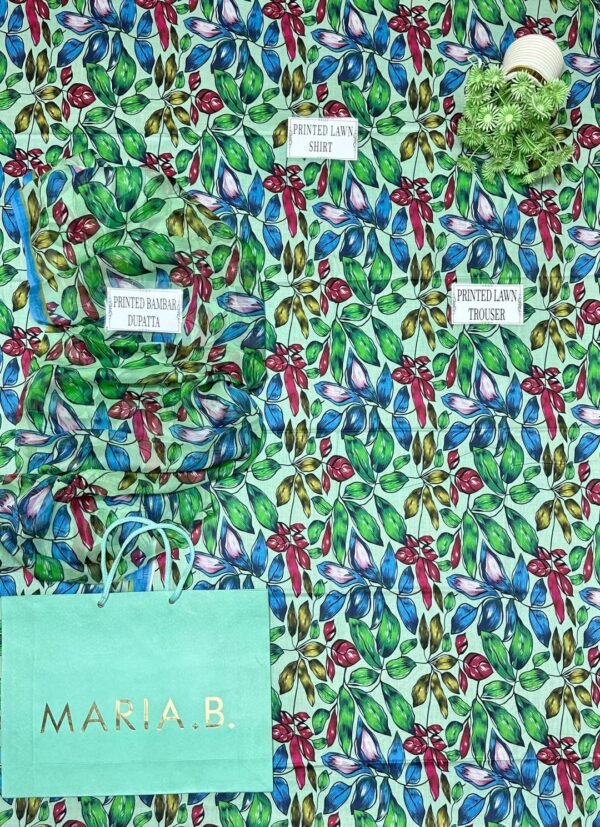 3 pcs unstiched digital printed suit - Image 5
