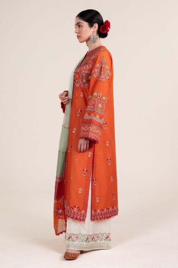 Exquisite unstiched embroidered 3pcs - Image 6
