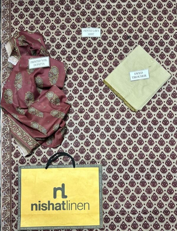 3pcs unstiched print duit - Image 3