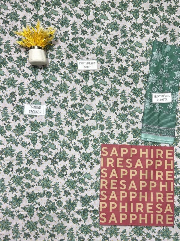 Elegant unstiched 3pcs print suit - Image 6