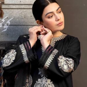 3 pcs women s unstiched embroidered suit