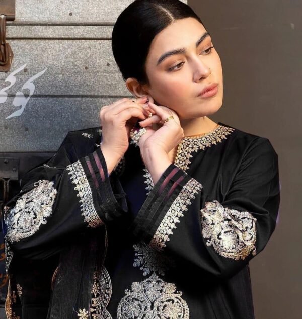 3 pcs women s unstiched embroidered suit