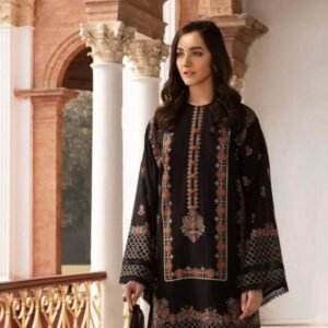 Luxury digital print 3pcs unstiched suit