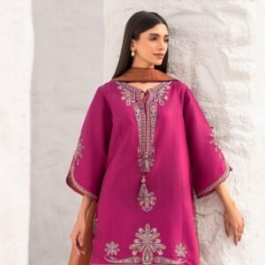 3pcs women's unstiched embroidered suit