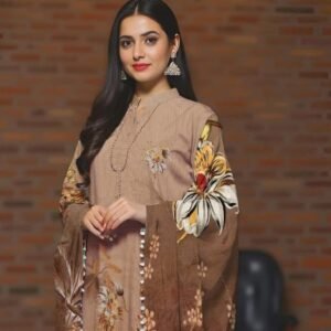 3 pcs unstiched digital printed suit